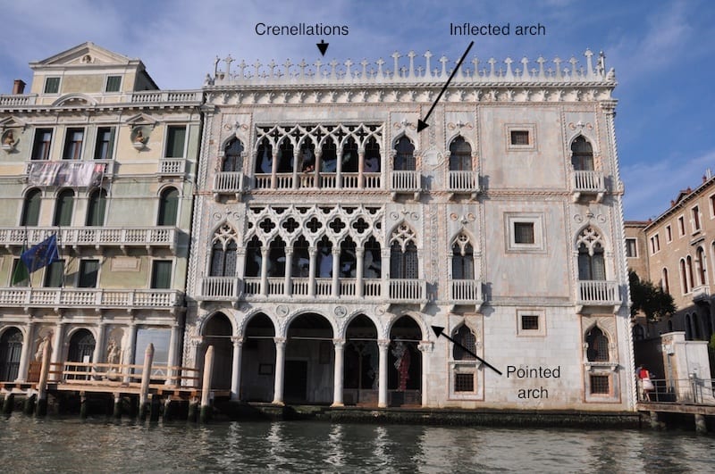 Reading a Venice palazzo