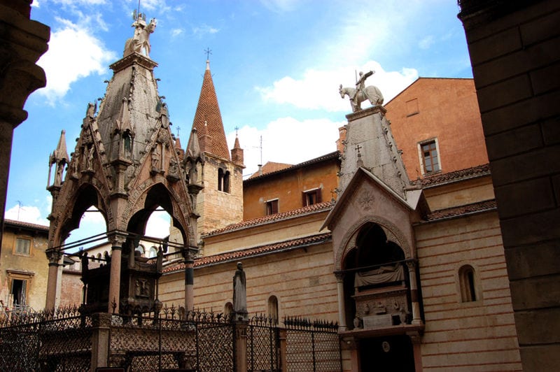 The tombs of the Scaligeri family in Verona