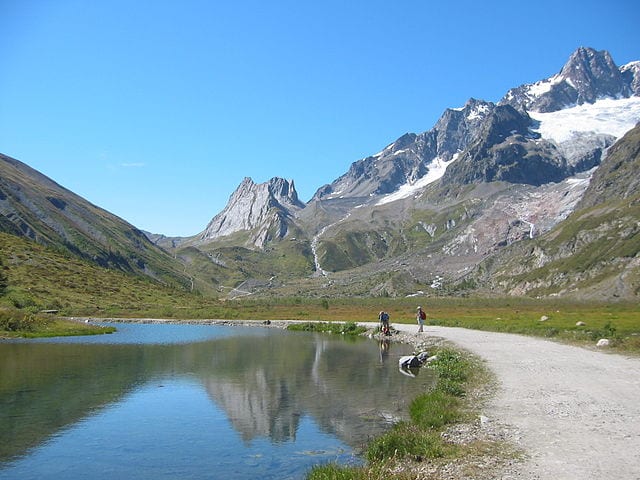 Italian town of Courmayeur