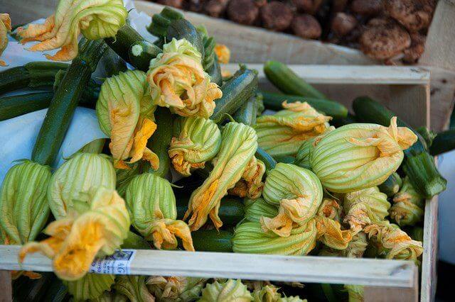 Zucchini flowers