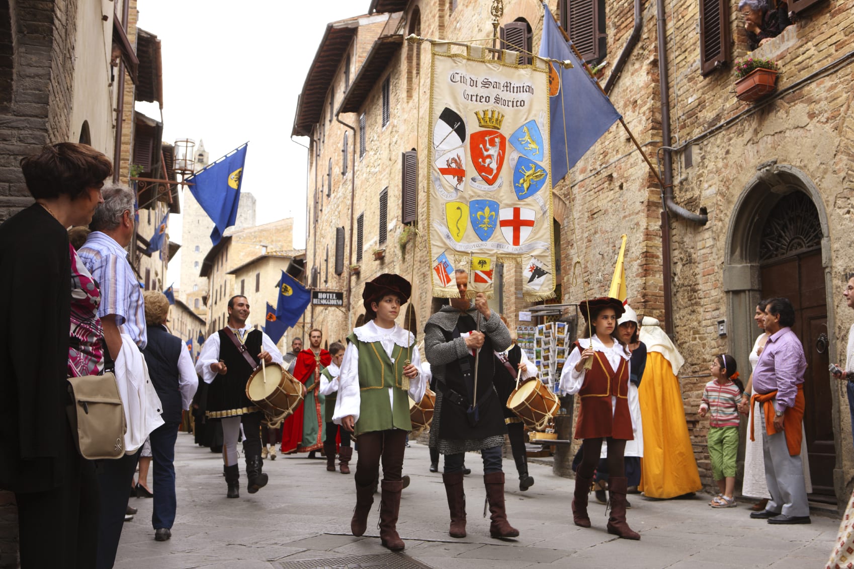 San Gimignano medieval festival, an event in Italy in June