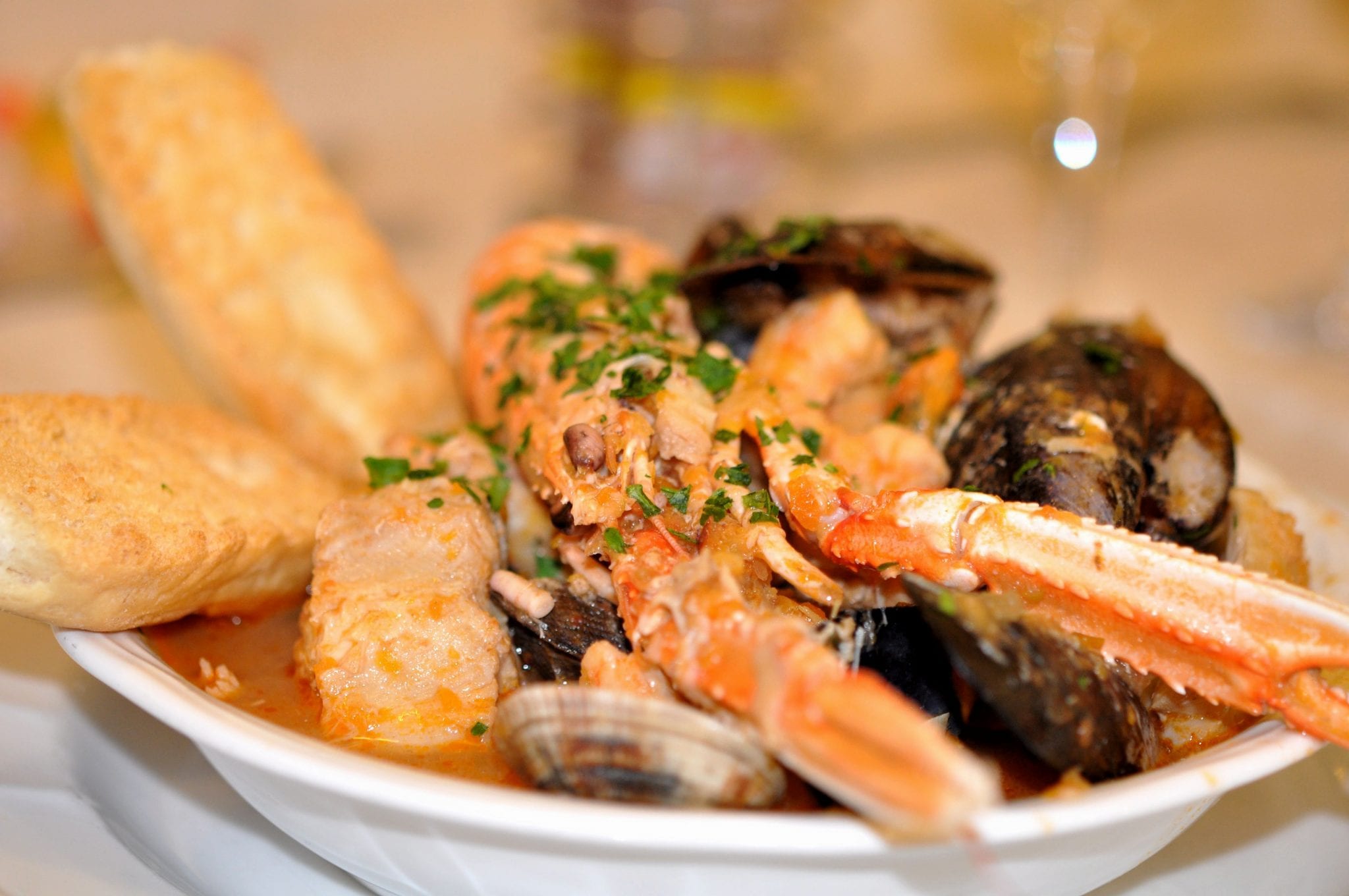 Famous Venetian seafood, a culinary specialty