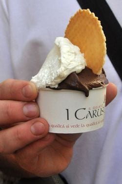Gelato from I Caruso, one of the best gelaterias in Italy The best gelato in Rome