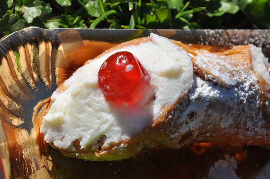 Cannoli? with a cherry on top!