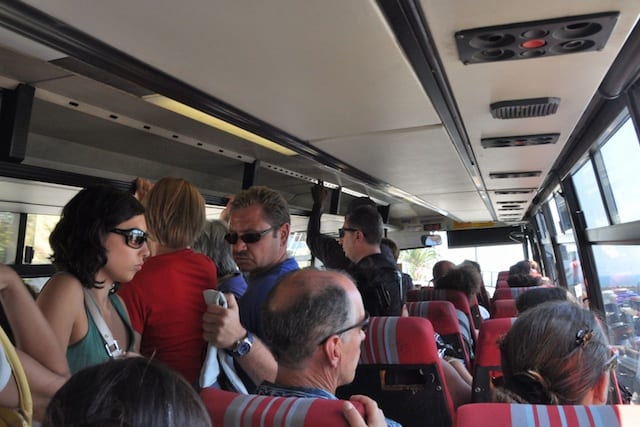 The Amalfi coast bus ride The SITA bus from Amalfi to Salerno