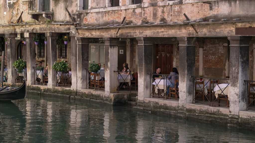 Eating in Venice