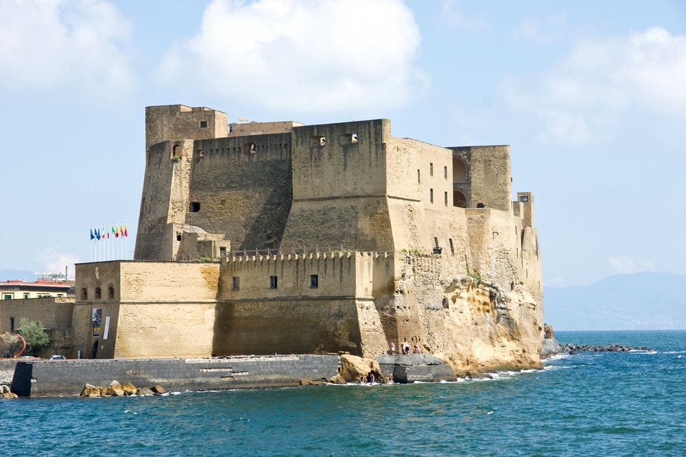 Castel dell'Ovo in Naples, an easy (and fascinating!) day trip from Rome
