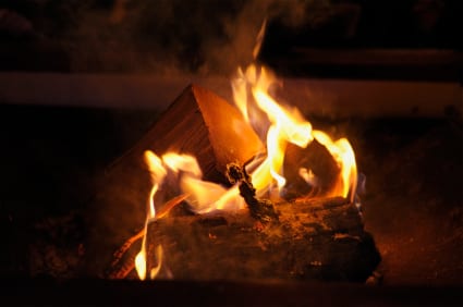 Yule log for New Year's Eve in Italy
