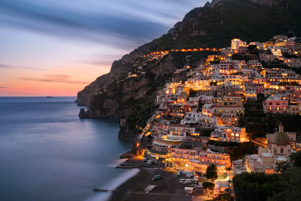 The stunning Amalfi Coast