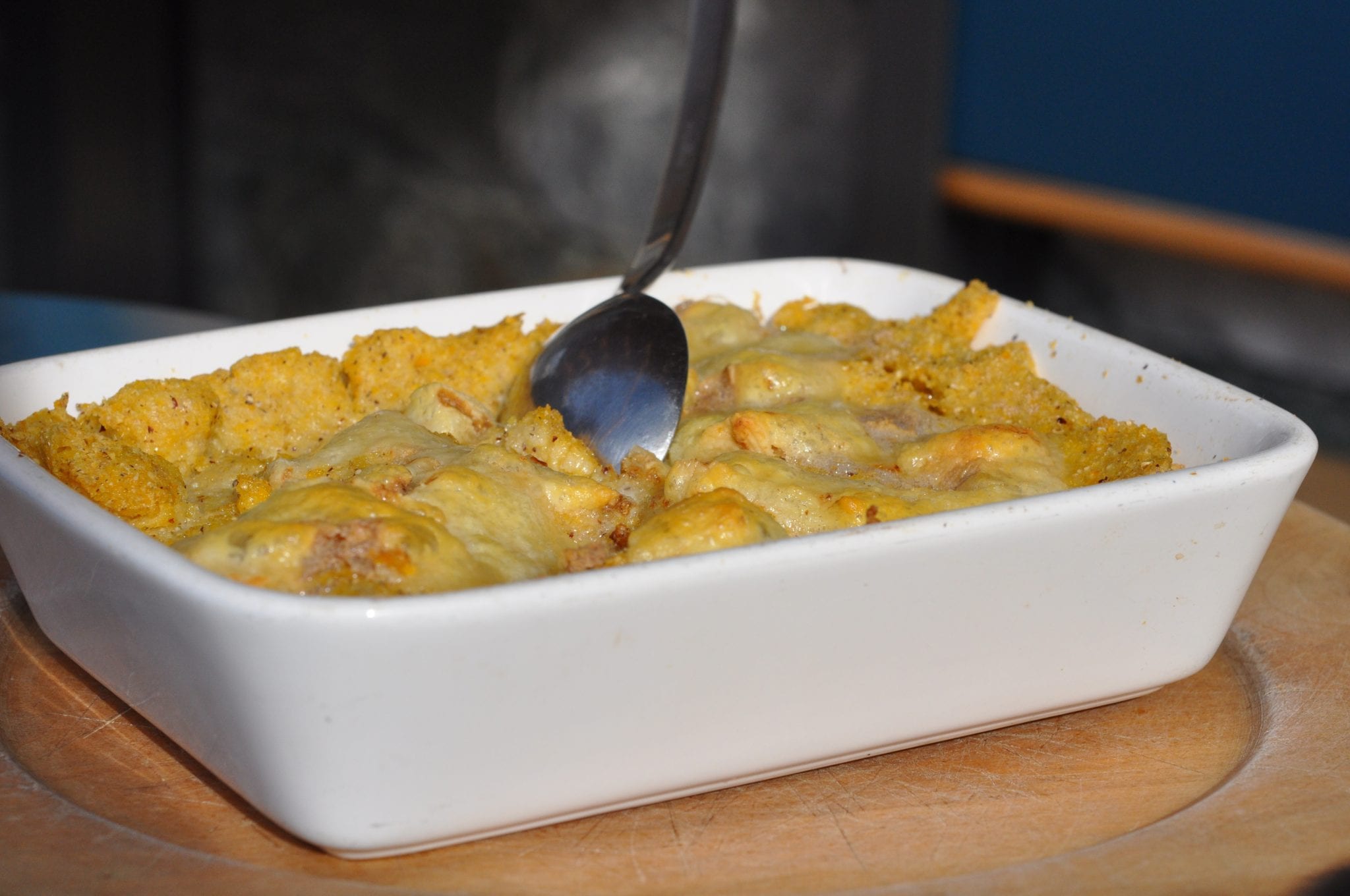 Polenta, a specialty of the Valle d'Aosta