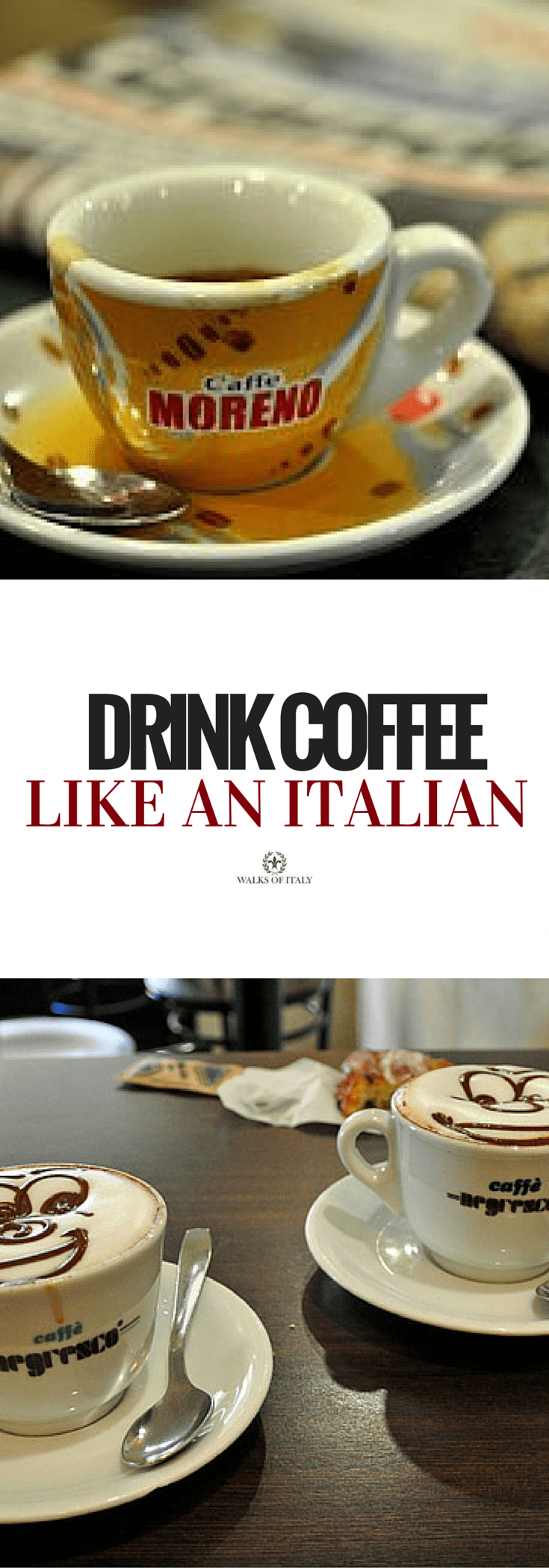 Italians love their espressos and cappuccionos. Find out how to drink coffee like an Italian.