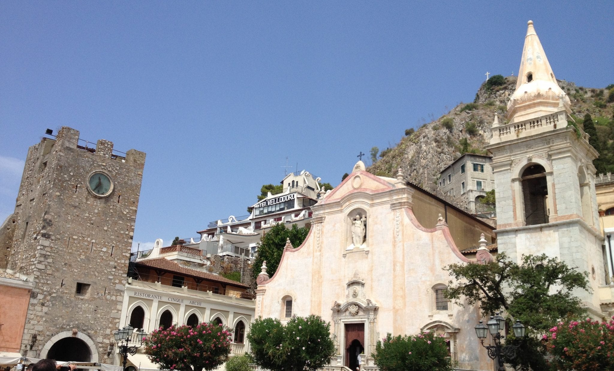 Piazza IX Aprile, Taormina, Sicily