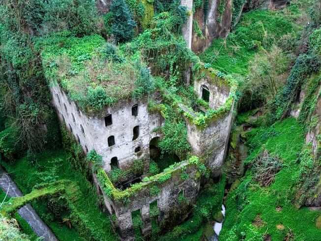 Medieval castle in Salerno, Italy.
