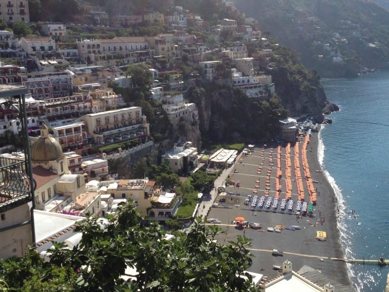 Spiaggia Grande, a beach on the Amalfi coast