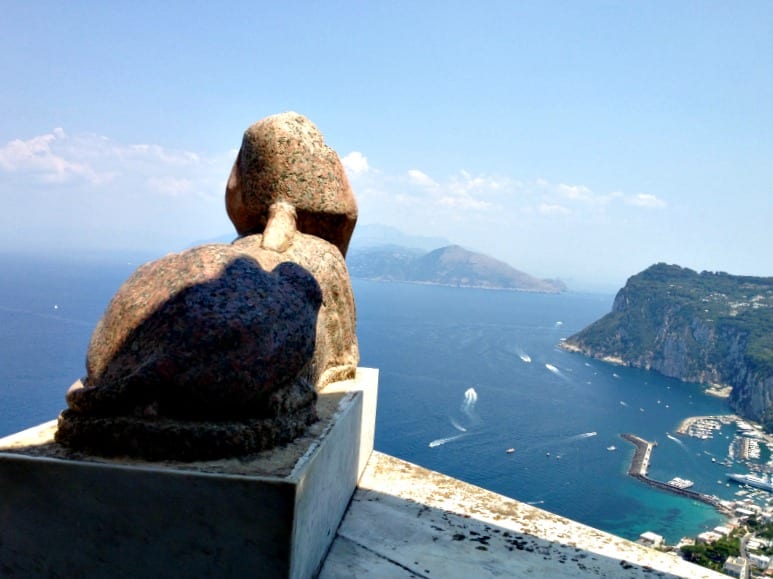 View from Villa San Michele in Anacapri