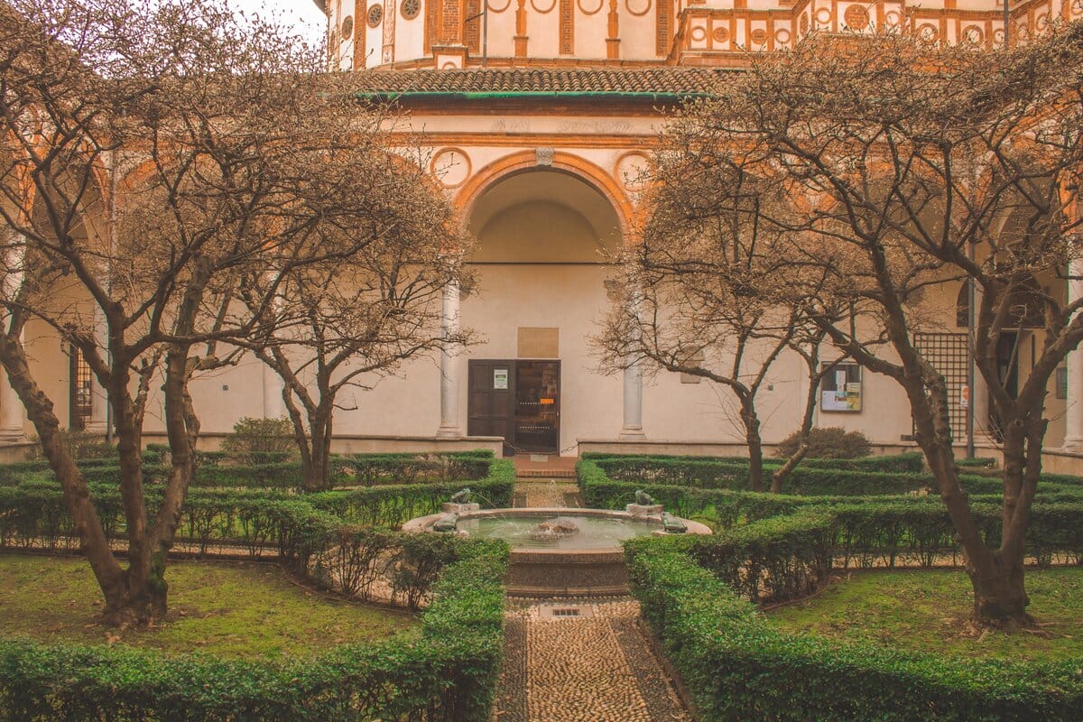 courtyard in Milan