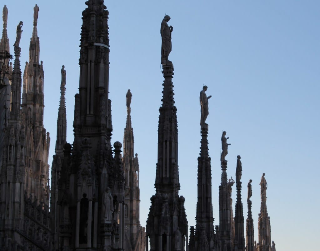 Each statue stands guard over the city, watching it’s history take place. Take a trip to the terrace to see what they see