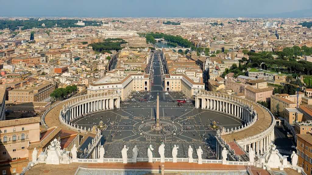 Enjoy the view more than 425 feet high from the Basilica's massive dome.