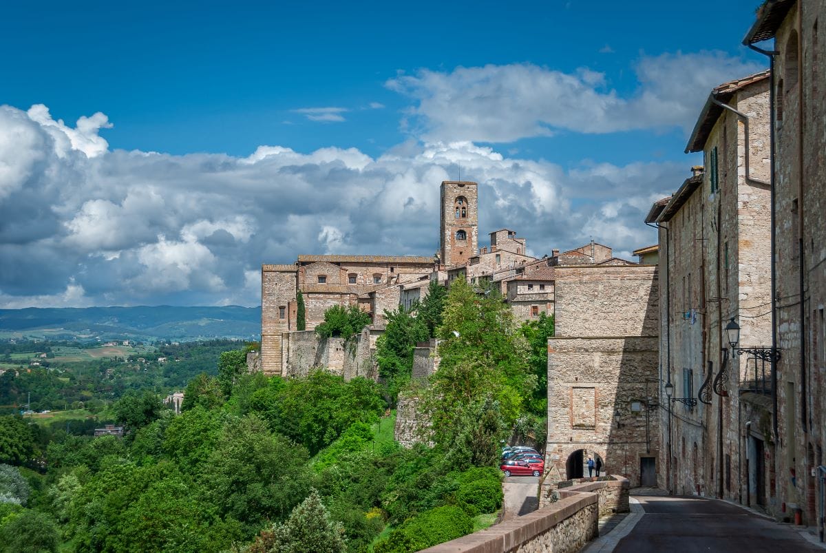 One of the best attractions in Italy is exploring the small villages such as Colle Val d’Elsa.