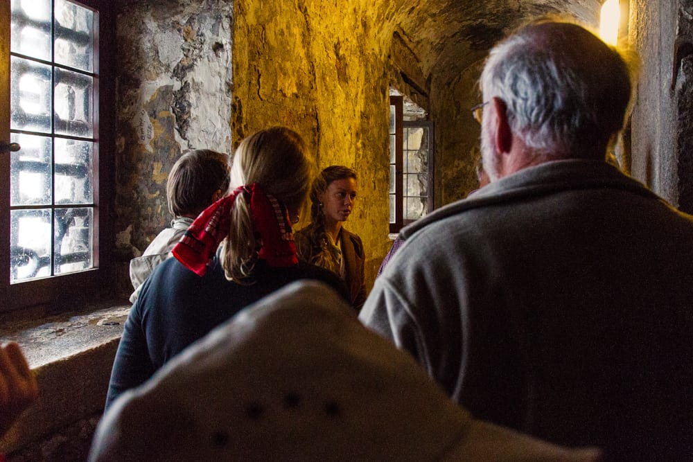 taking a secret itineraries tour through the Doge's Palace.