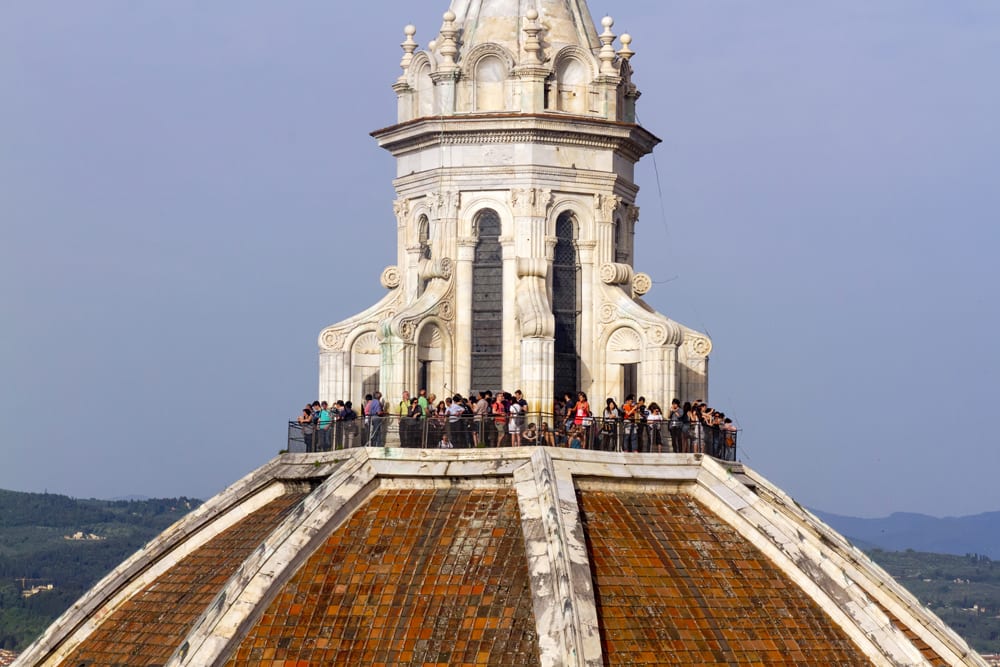 The lantern of the Florence Duomo.