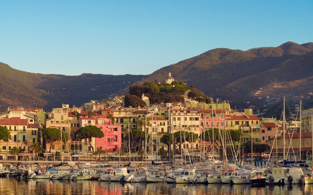 seaside town in Italy 