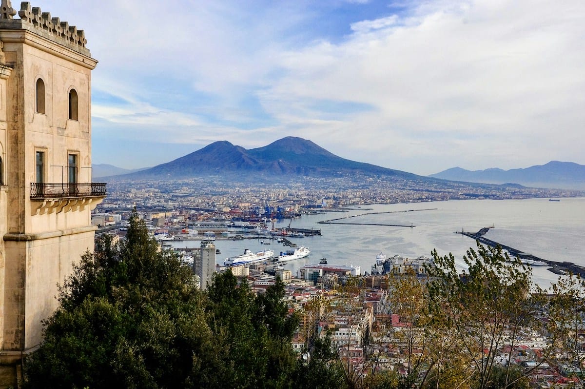 Mt. Vesuvius in Naples, Italy