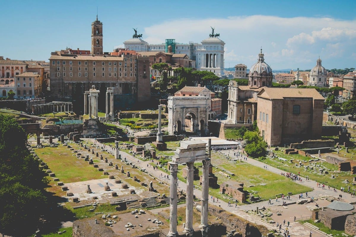 Italy with kids can be an exercise of imagination with Italian ruins