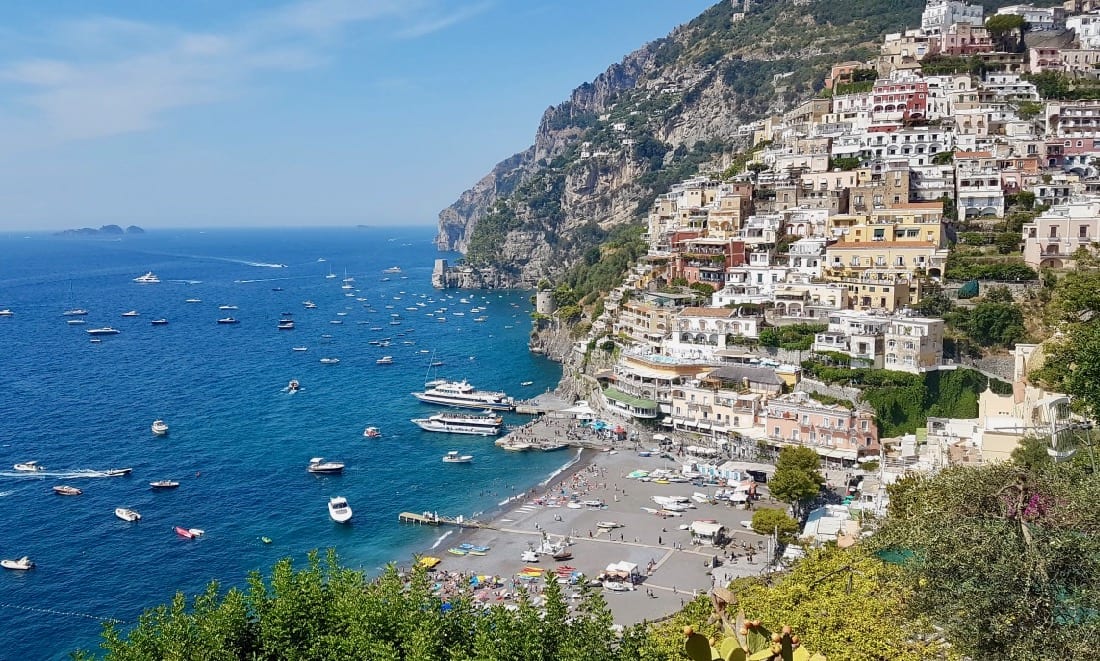 Amalfi Coast beaches are perfect to explore when visiting Italy in August.