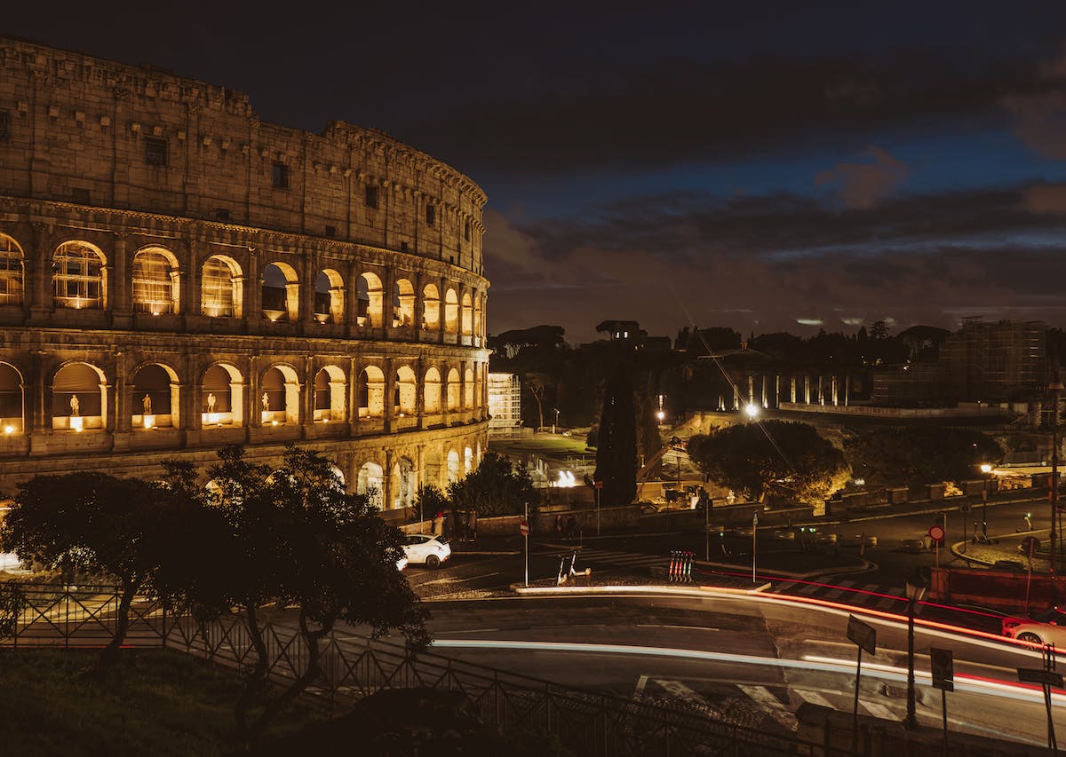 Colosseum at night, Rome
