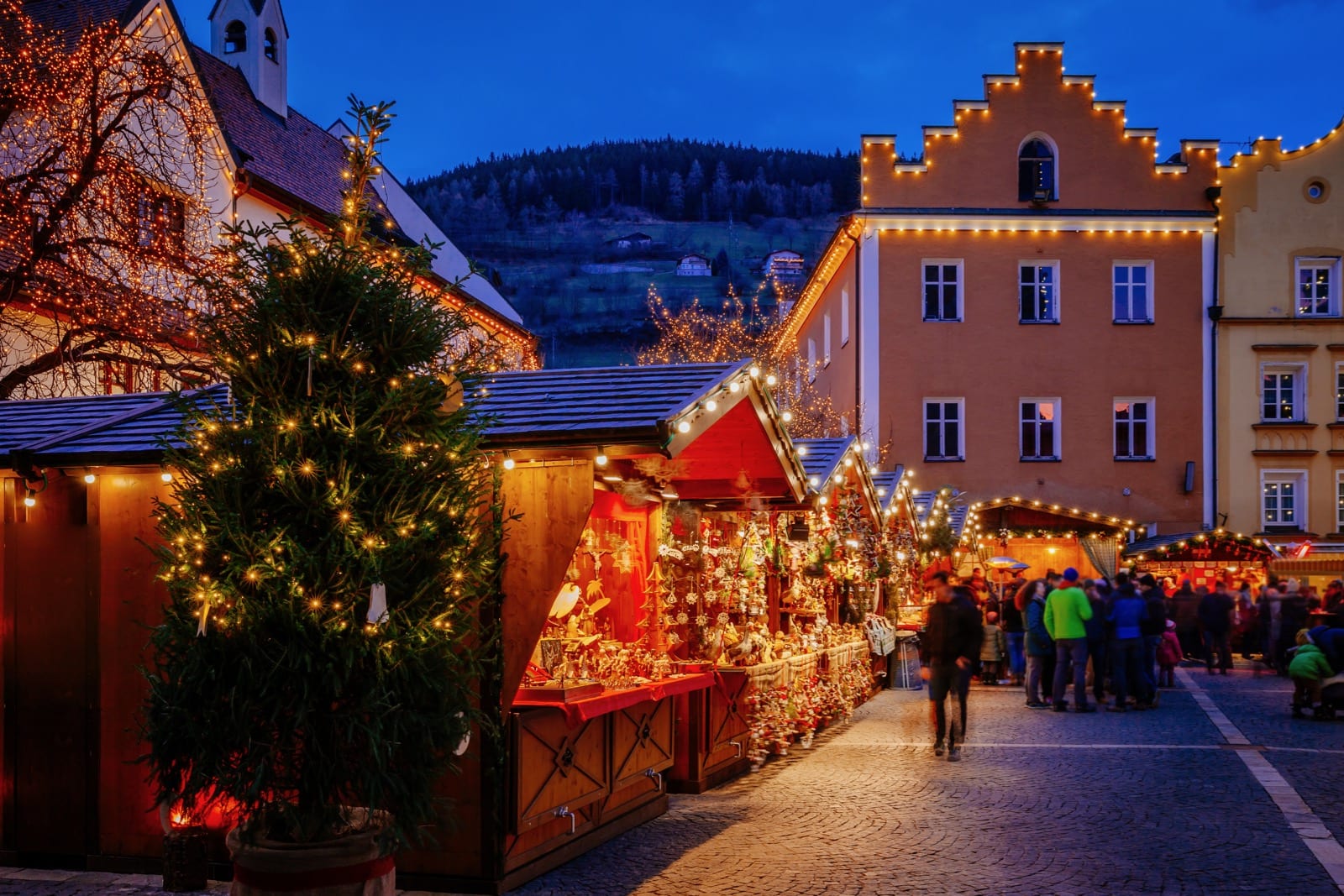 Christmas market: stock image
