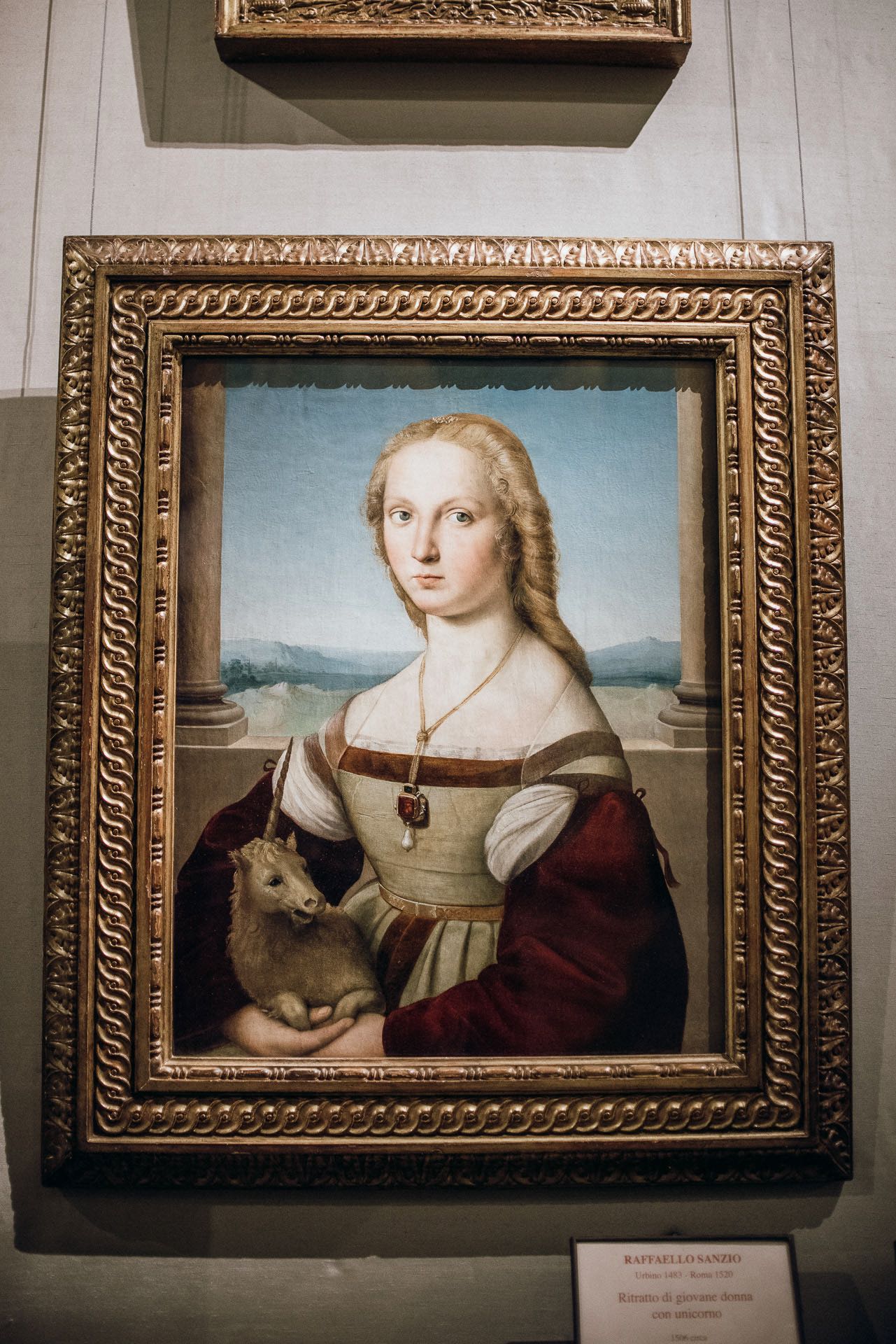 Other works by Raphael include Portrait of a Lady with a Unicorn