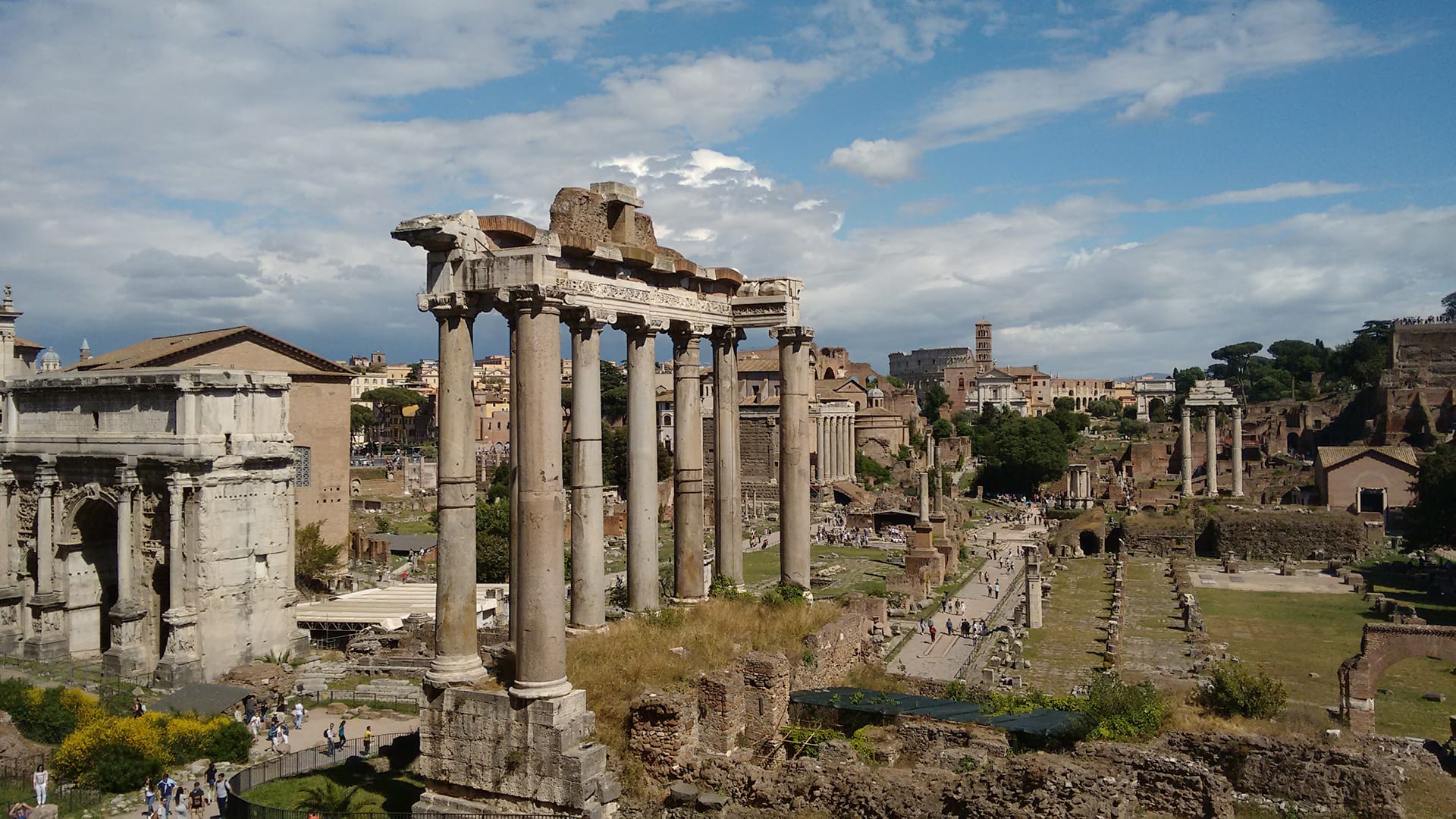 virtual tour of the roman forum