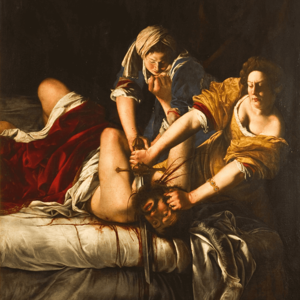 “Judith slaying Holofernes” by Artemisia Gentileschi