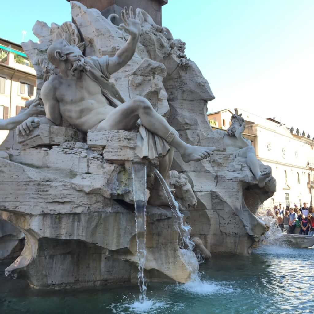 Danube: Fountain of the Four Rivers in Piazza Navona