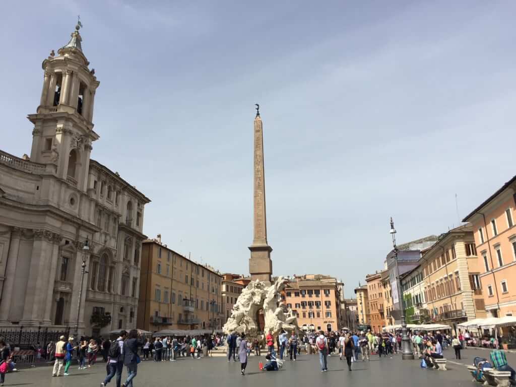 Piazza Navona, one of the most beautiful piazzas in Rome