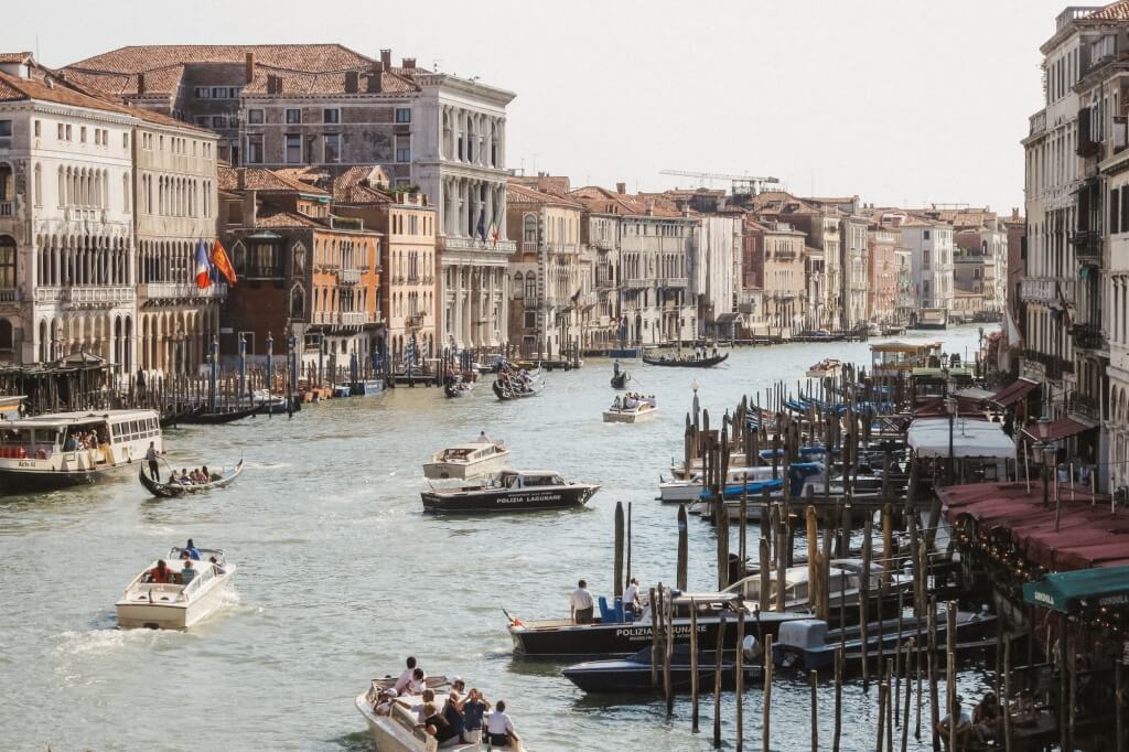 Grand Canal, Venice one of the most important things to know before traveling to Italy.