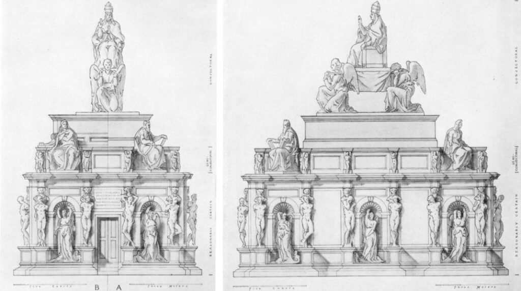 Michelangelo works of architecture