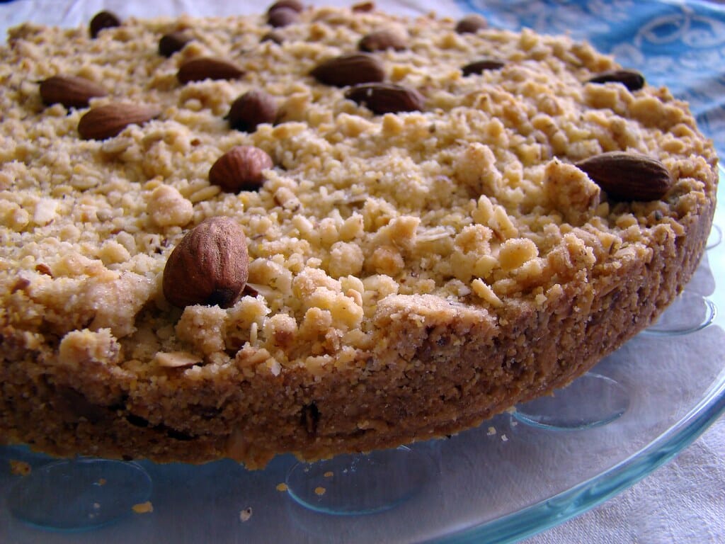 torta sbrisolona, a crumbly almond cake from Mantova (Mantua) Italy