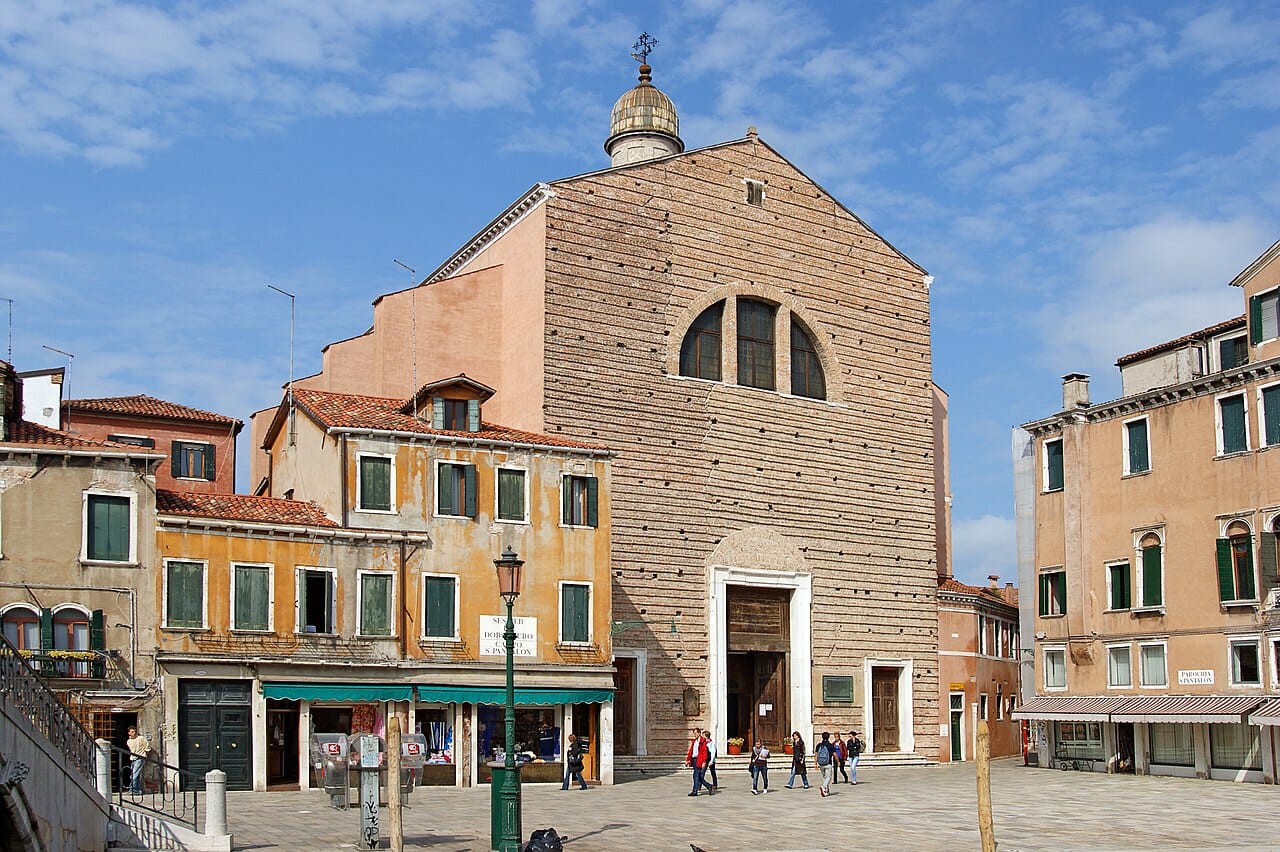 Chiesa di San Pantaleone Martire in Venice on a sunny day