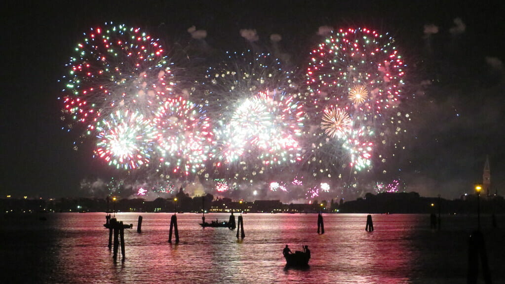 Venice's Festa del Redentore is celebrated during summer in Venice