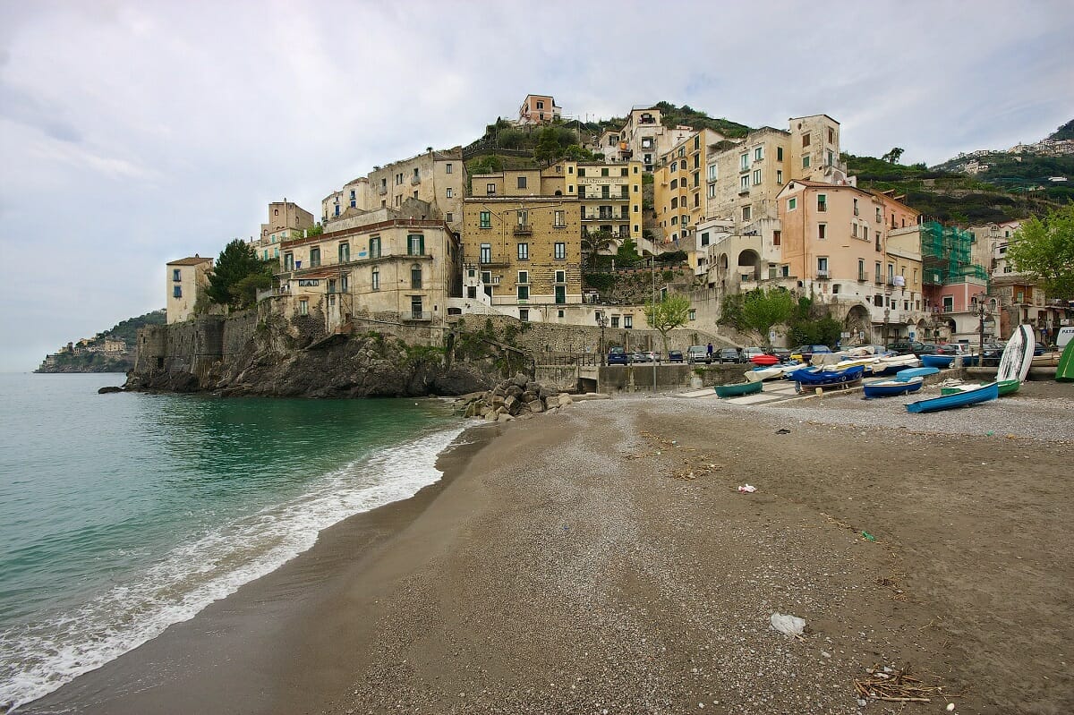 Hiking along the Amalfi Coast in Minori, Italy