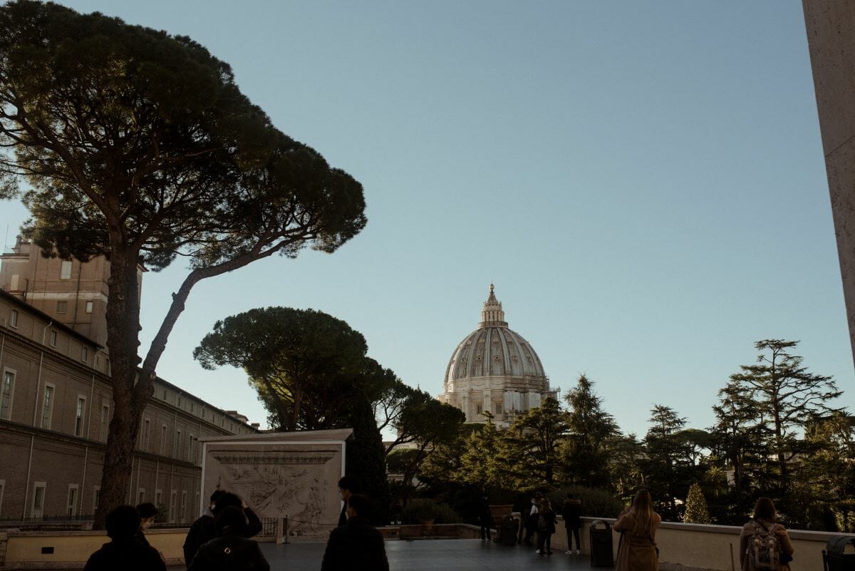 St. Peter’s Basilica in the distance