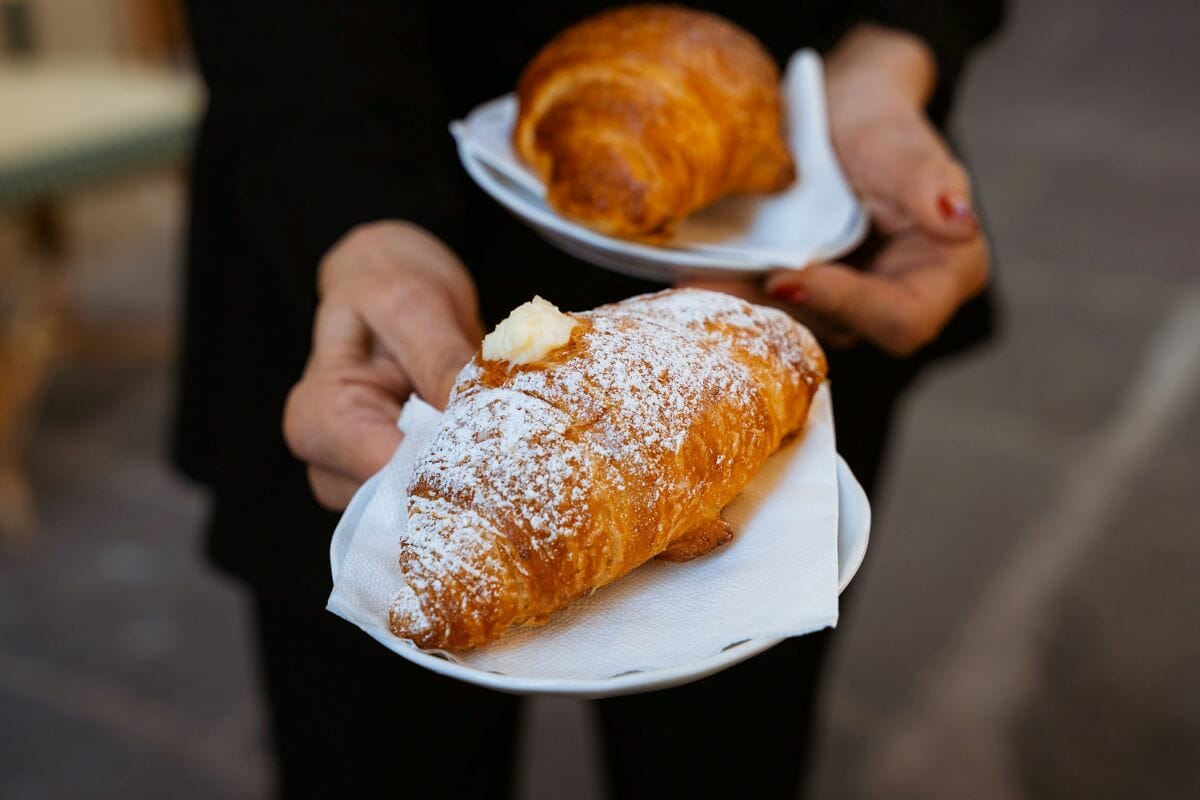 Italian breakfast cornetti / cornetto