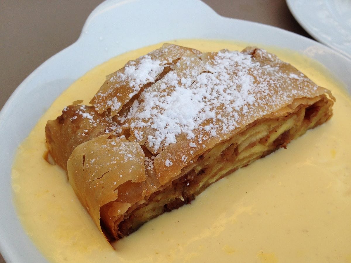 apple strudel, one of the classic italian fall foods