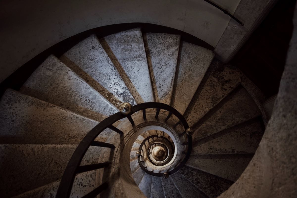 stairs spiraling