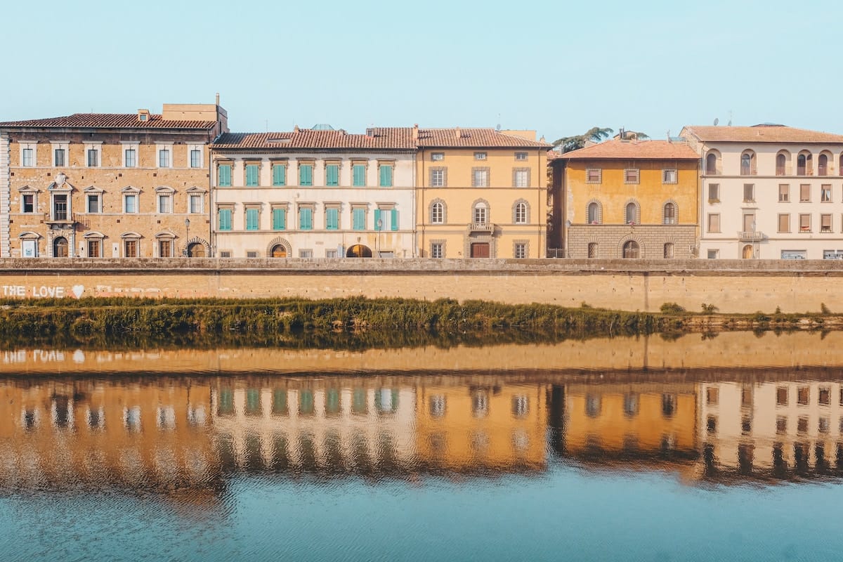 river and buildings