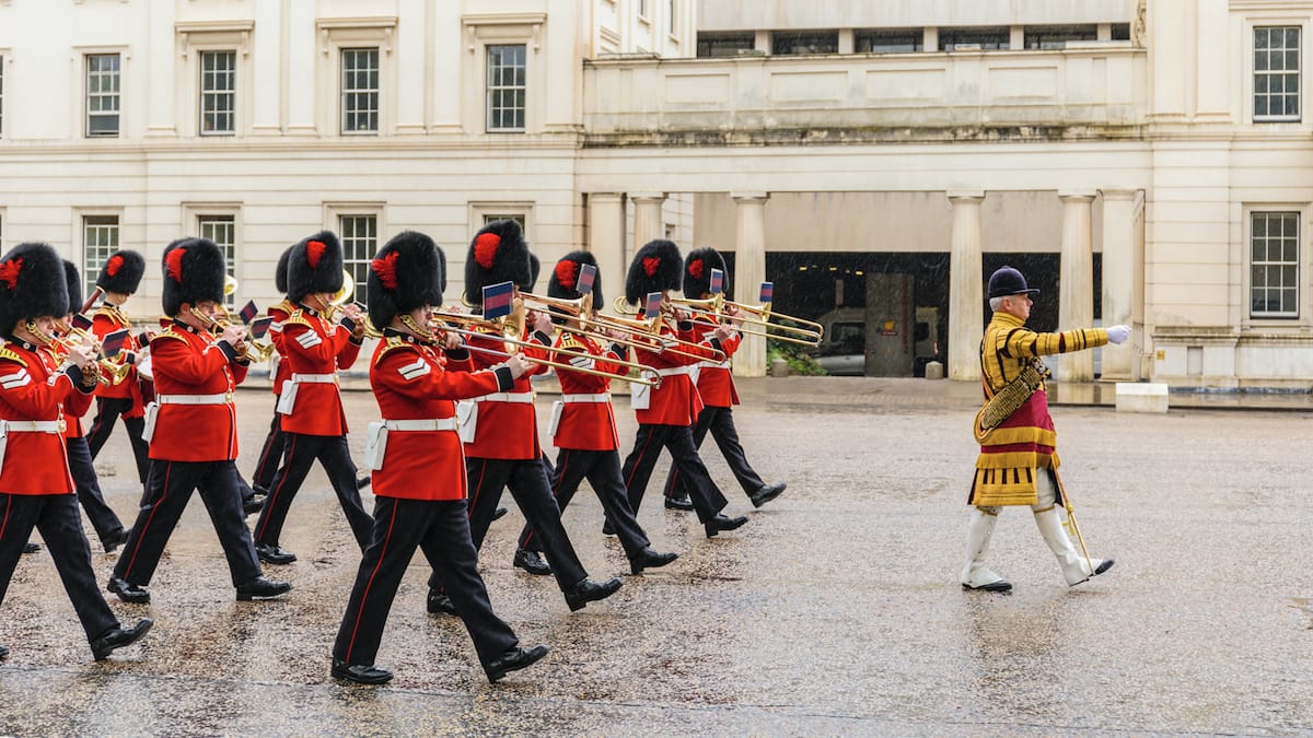 Changing of the guard in London