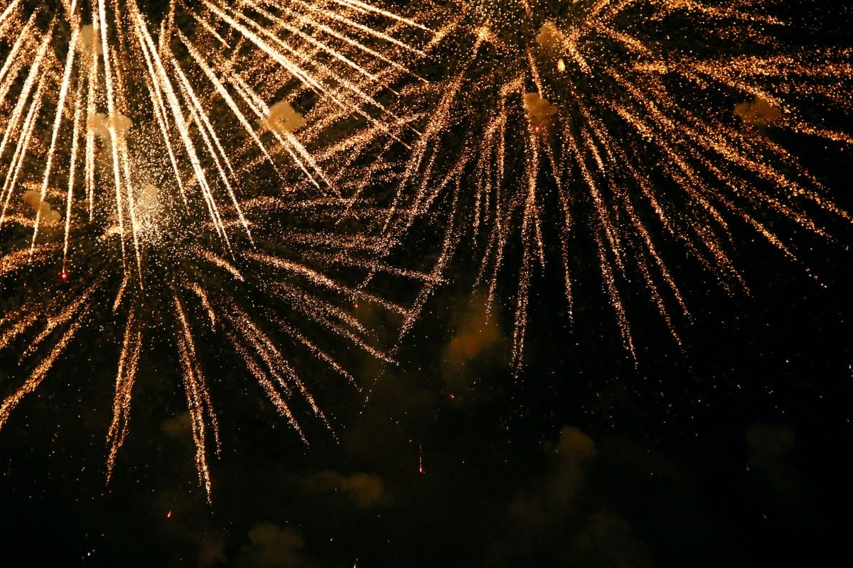 fireworks are on the list of Italian new year traditions
