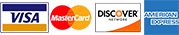 Accepted credit cards
